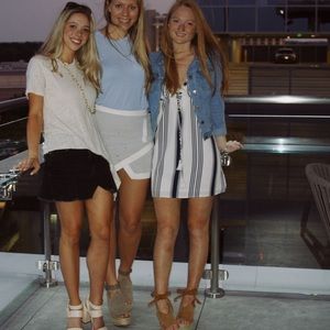 Preppy summer stripe dress